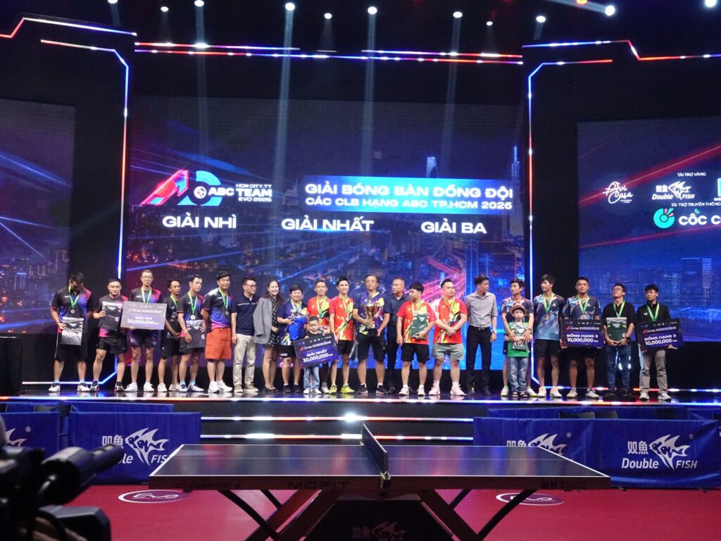 Giải Bóng bàn Đồng đội các Câu lạc bộ TPHCM hạng ABC năm 2026